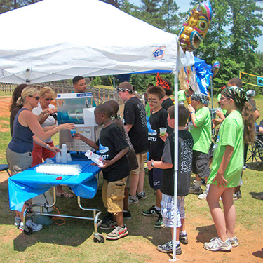 slushies are a hit in schools and at birthday parties for children