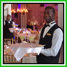wedding reception frozen drinks