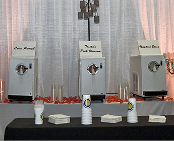 branded frozen drinks for weddings and anniversary party